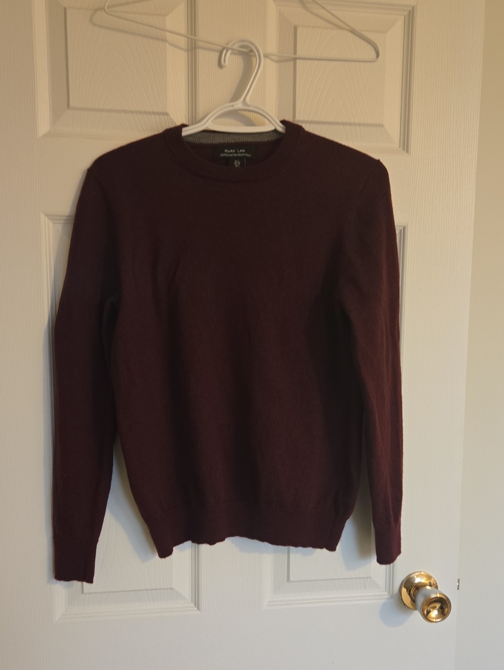 Vince Men’s Crewneck Sweater - Burgundy Wine
